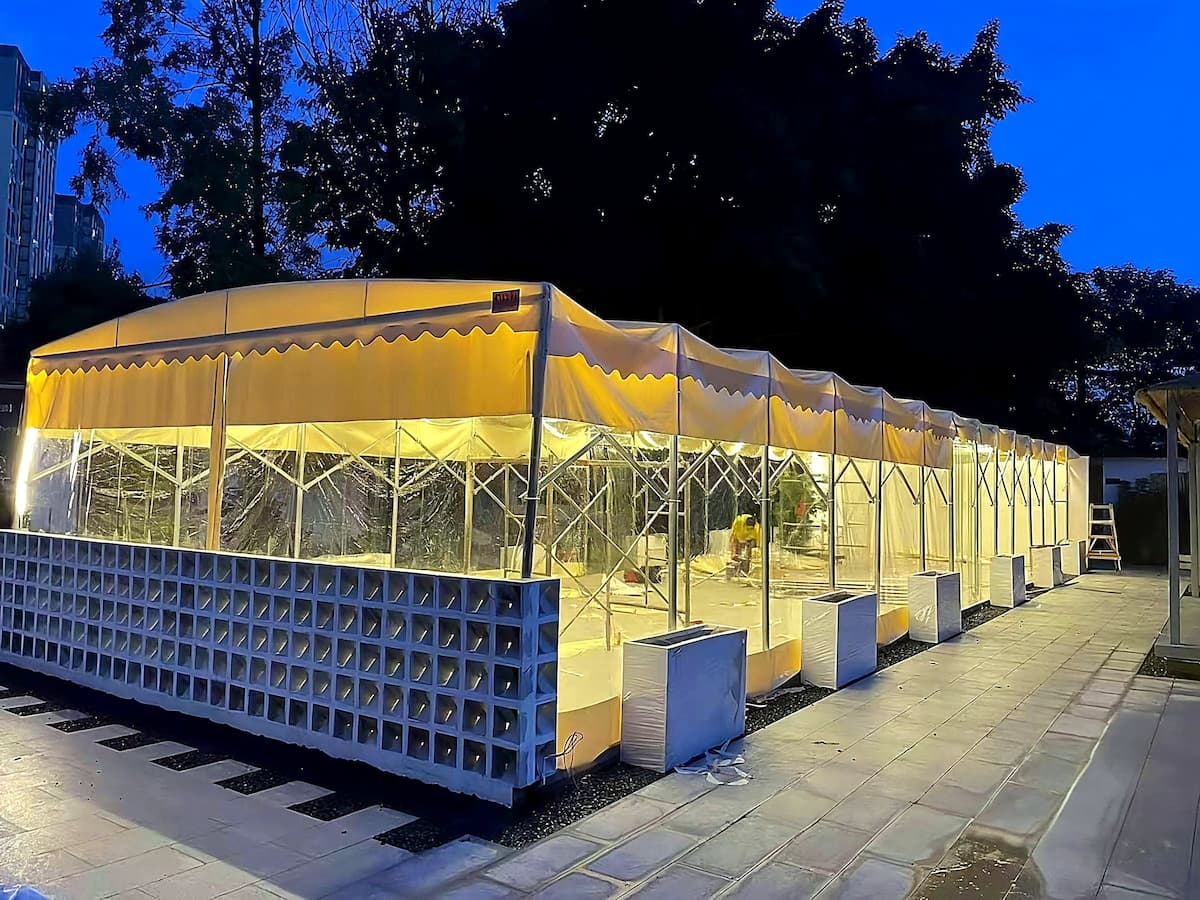 Commercial Retractable Canopy