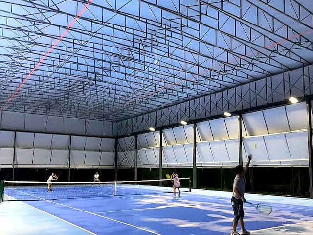 Sports Court Retractable Canopy