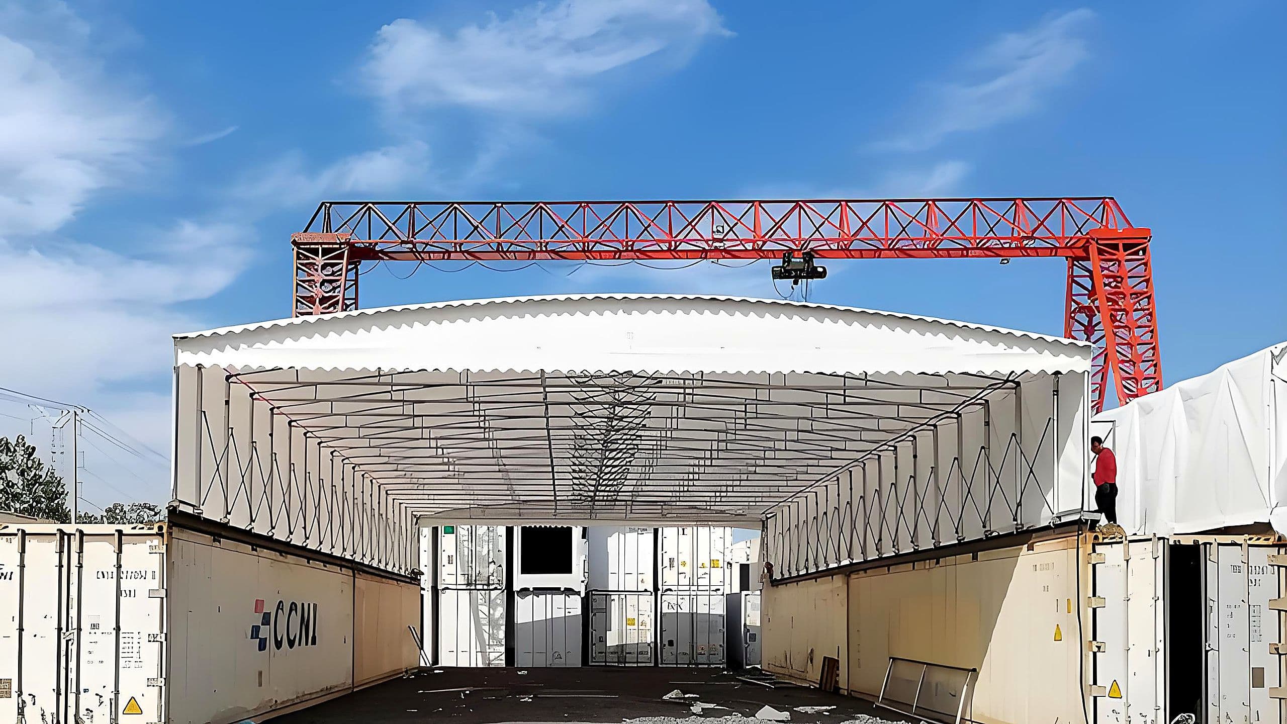 Retractable Shelters for Warehousing & Outdoor Storage