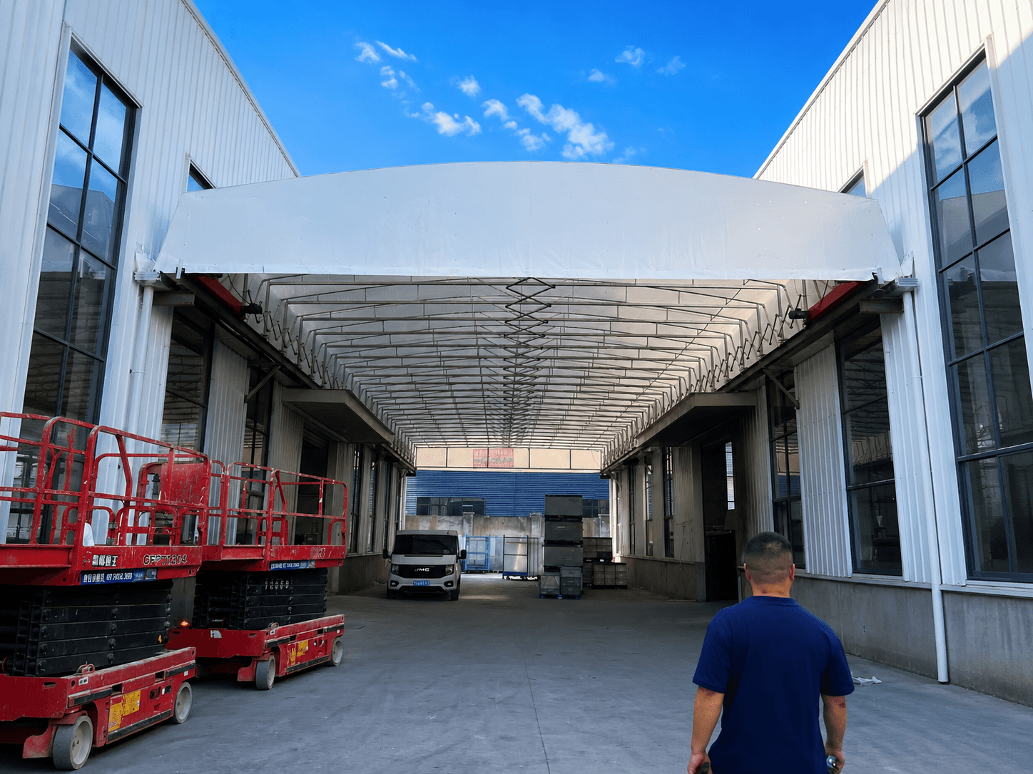 Retractable Shelters for Industrial Operations