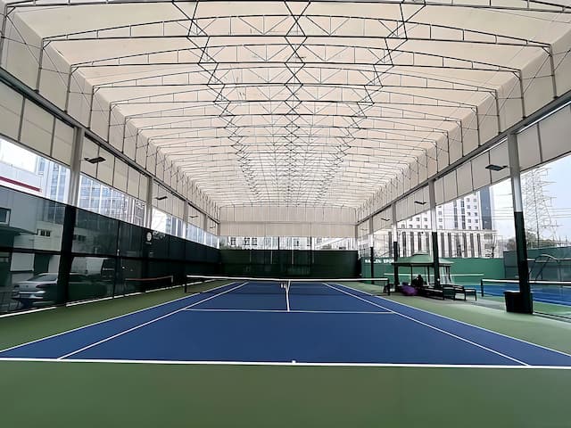 Sports Court Retractable Canopy