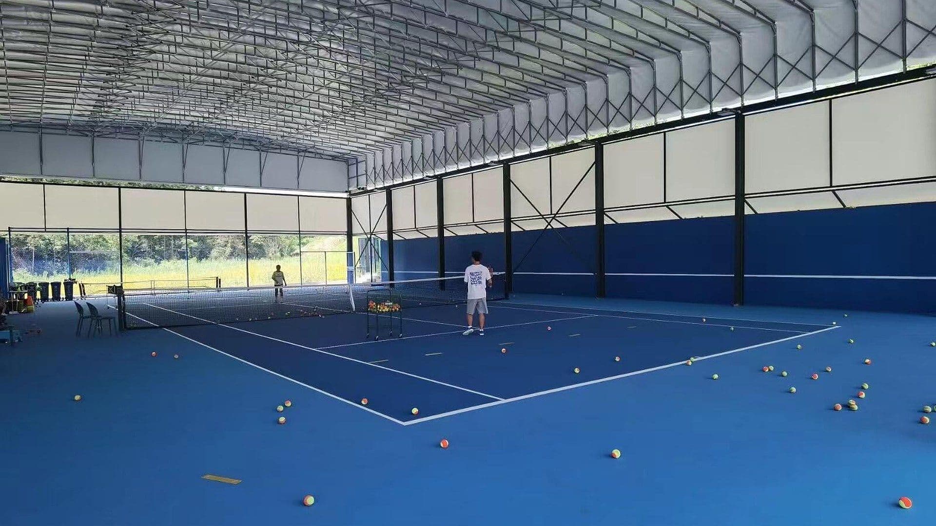 Sports Court Retractable Canopy