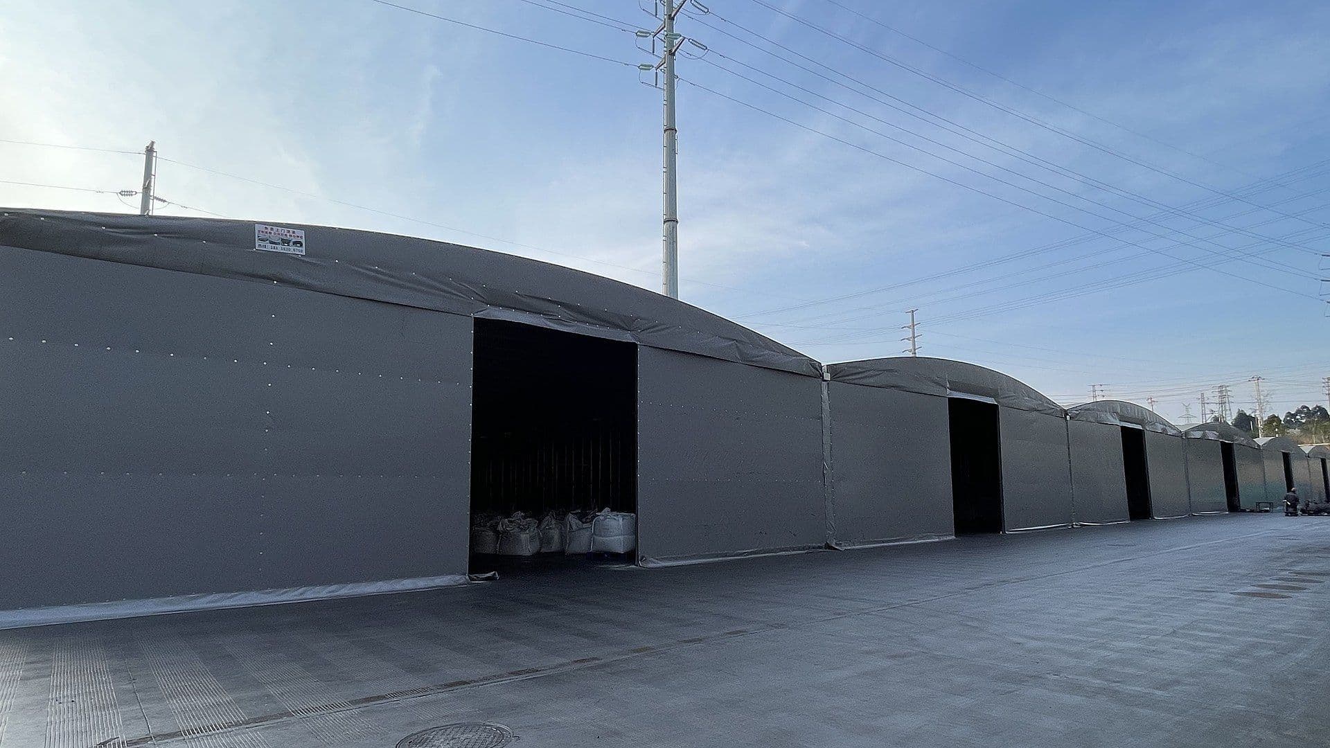 Lithium Battery Material Storage Shelter